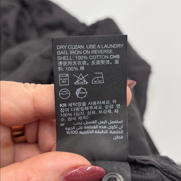 & Other Stories Oversized Puff-Sleeve Blouse in Black - Picture 6 of 7